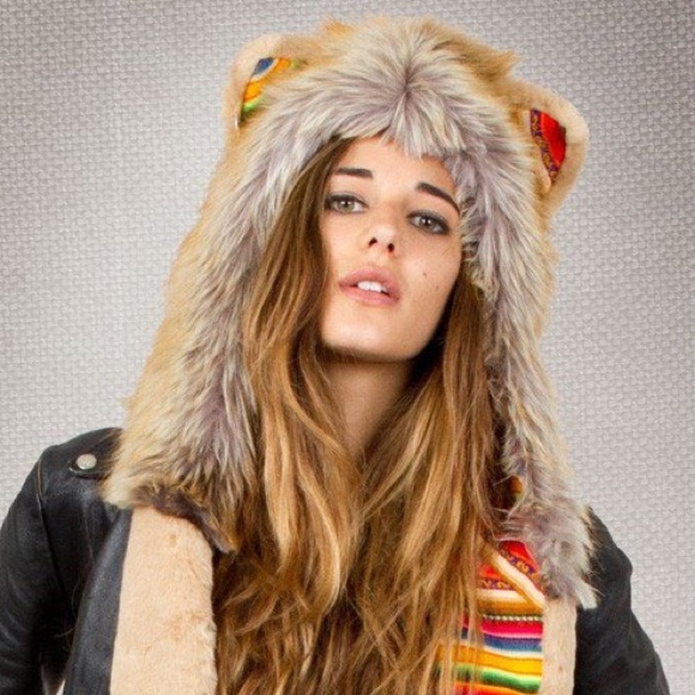 SPIRITHOODS The Lion Hood with Tribal Lining *NEW* - RARE HTF SOLD OUT! - Picture 2 of 10